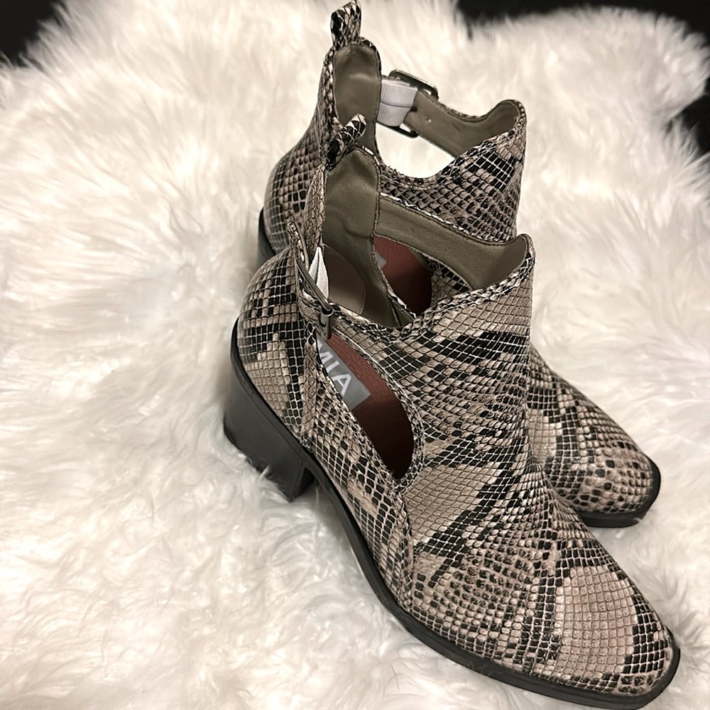 MIA Snakeskin Boots